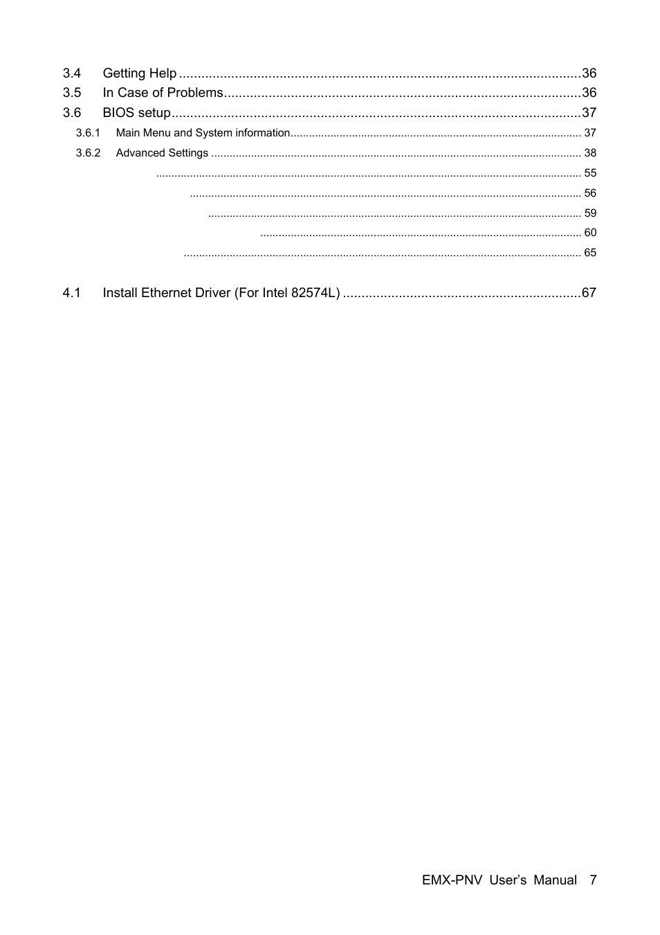 Avalue EMX-PNV User Manual | Page 7 / 71