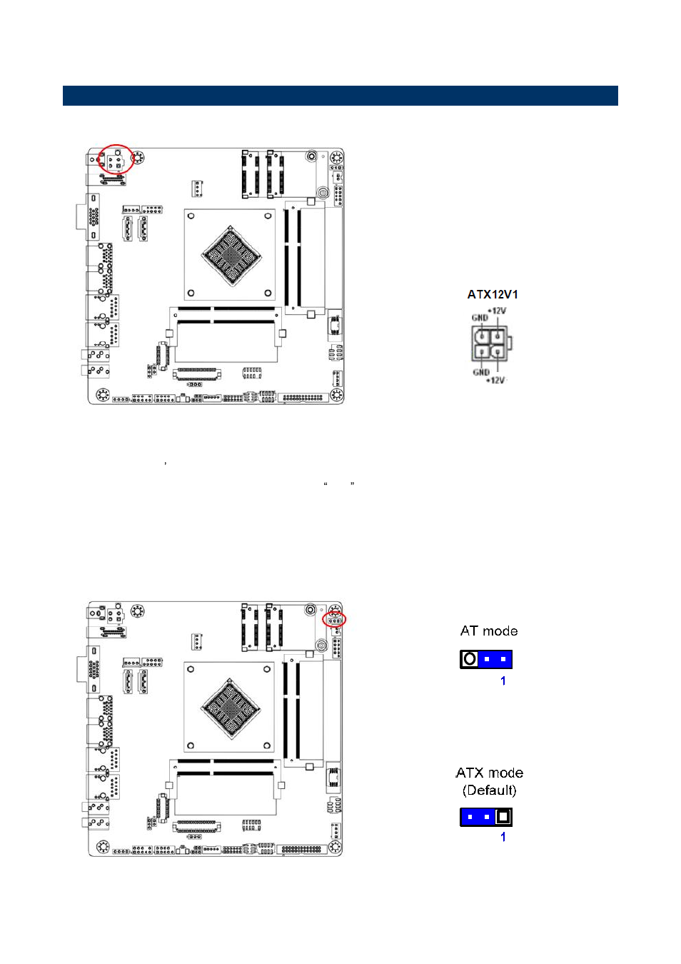 Setting jumpers & connectors, Atx power connector (atx12v1), Atx/at mode selection (jpson1) | 2 setting jumpers & connectors | Avalue MX1900J User Manual | Page 9 / 20