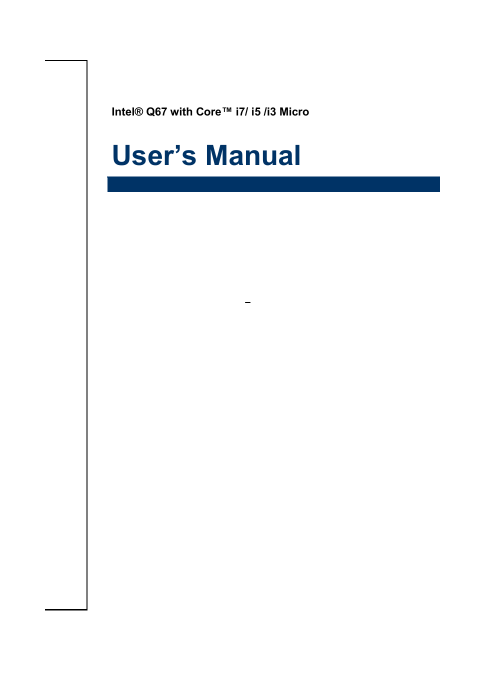 Avalue ERX-Q67 User Manual | 93 pages