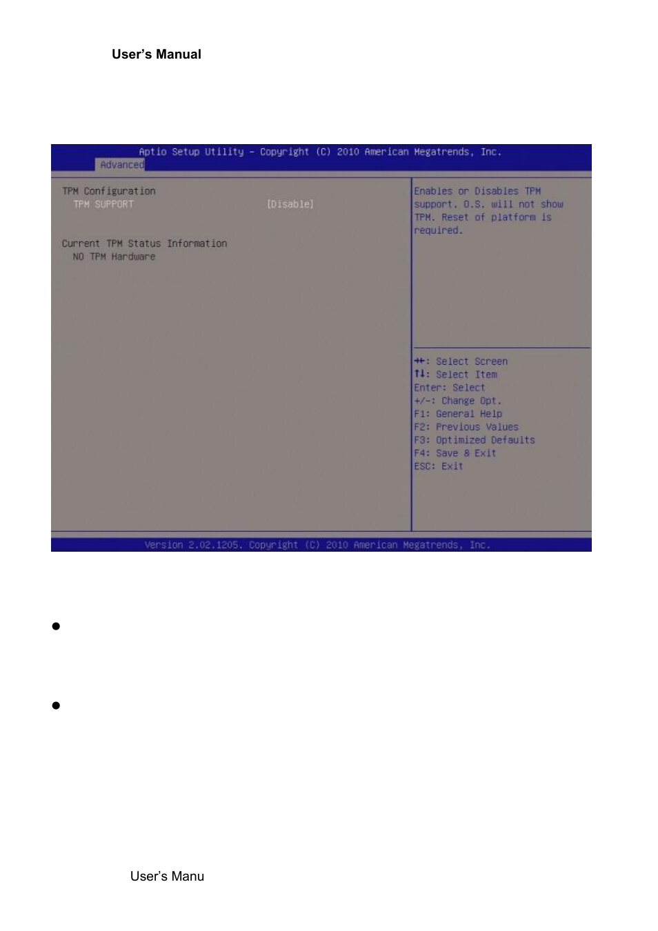 Trusted computing | Avalue ERX-Q67 User Manual | Page 58 / 93