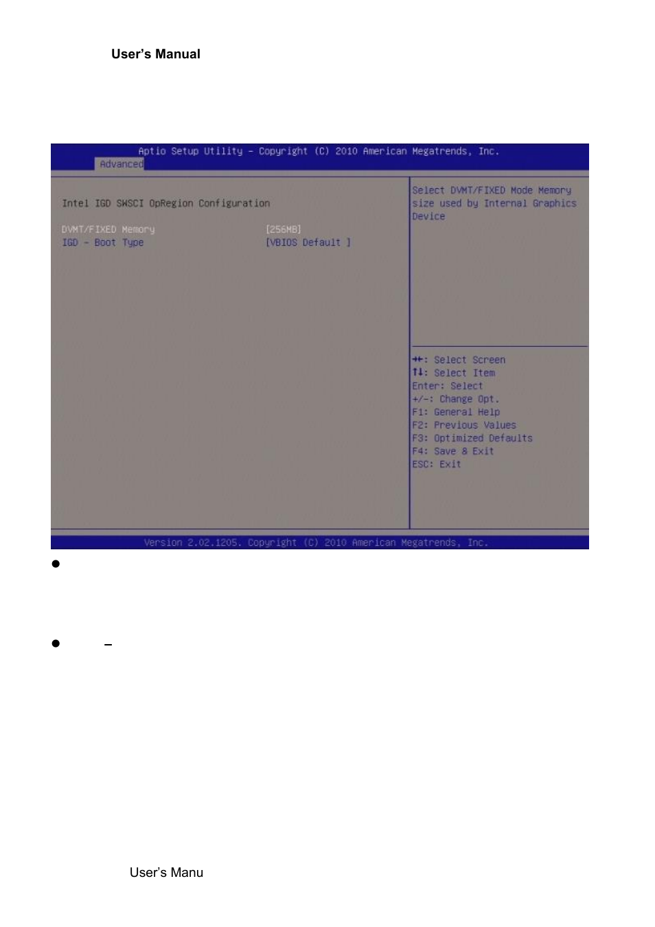 Intel igd swsci opregion | Avalue ERX-Q67 User Manual | Page 62 / 93