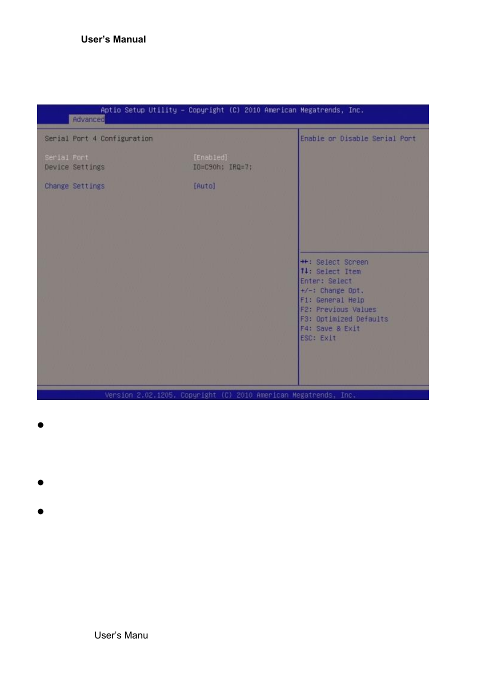 5 serial port 4 configuration | Avalue ERX-Q67 User Manual | Page 72 / 93