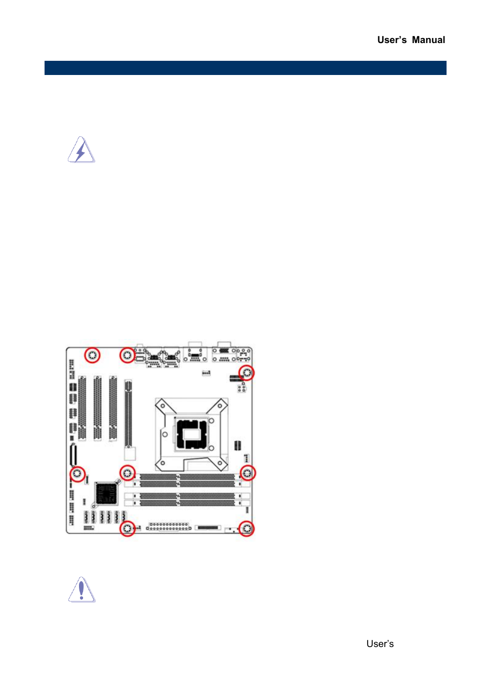 Motherboard overview, Placement direction, Screw holes | Avalue ERX-Q77 User Manual | Page 19 / 92