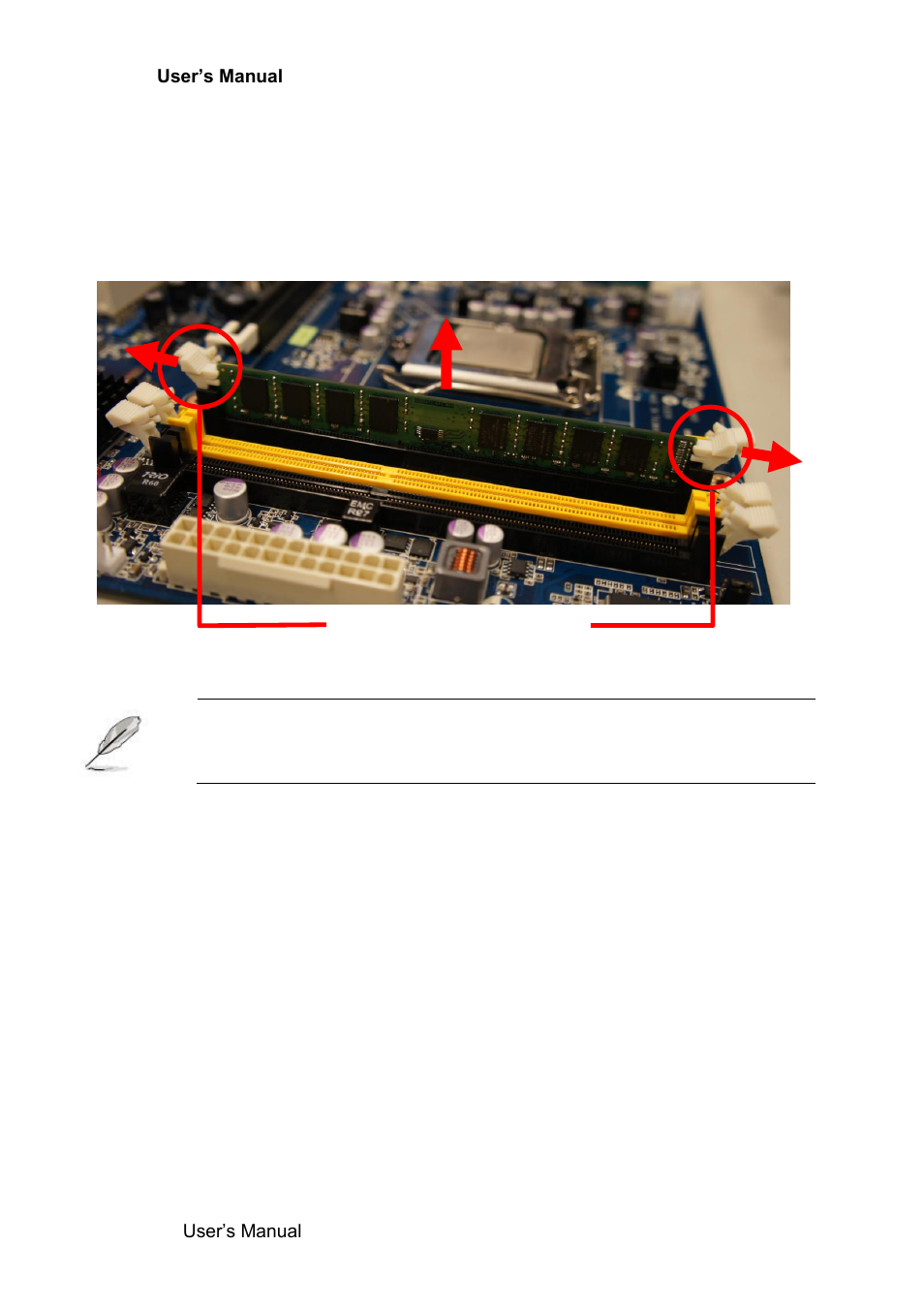 Removing a dimm | Avalue ERX-Q77 User Manual | Page 34 / 92