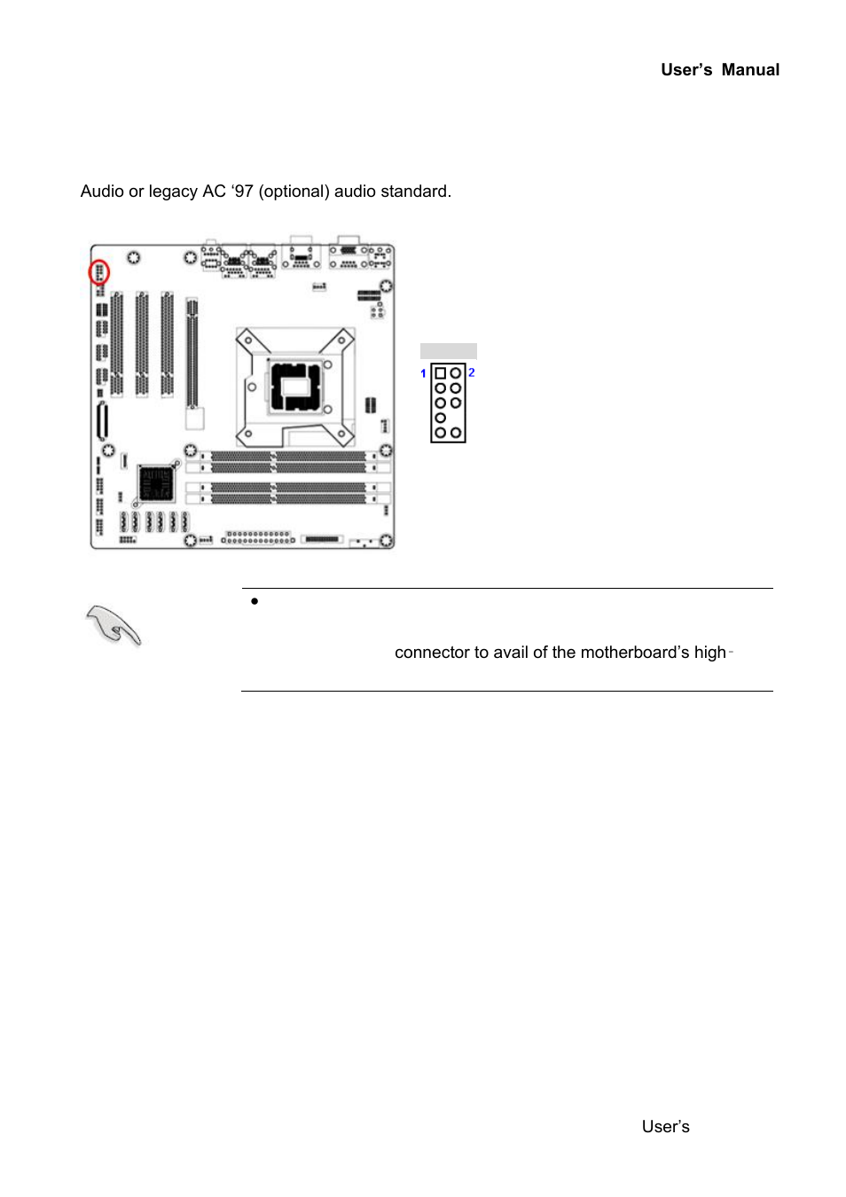 14 audio mic.-in & line-out connector (fpaud1) | Avalue ERX-Q77 User Manual | Page 47 / 92