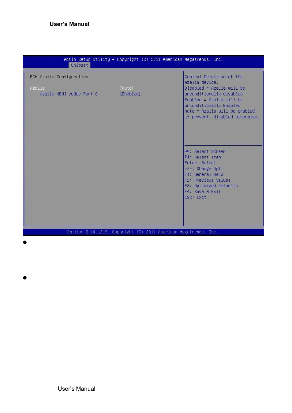 2 pch azalia configuration | Avalue ERX-Q77 User Manual | Page 84 / 92