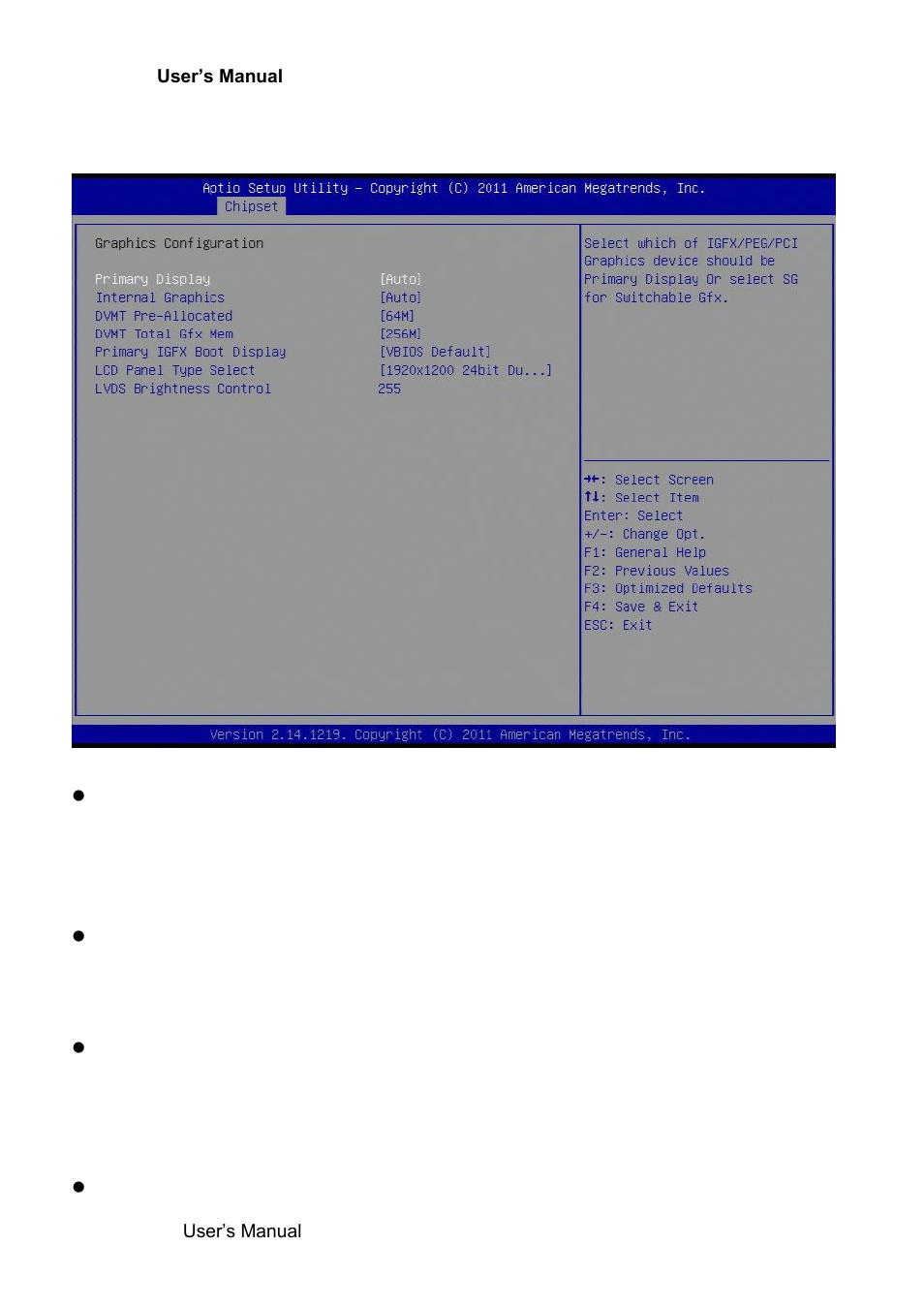 1 graphics configuration | Avalue ERX-Q77 User Manual | Page 86 / 92