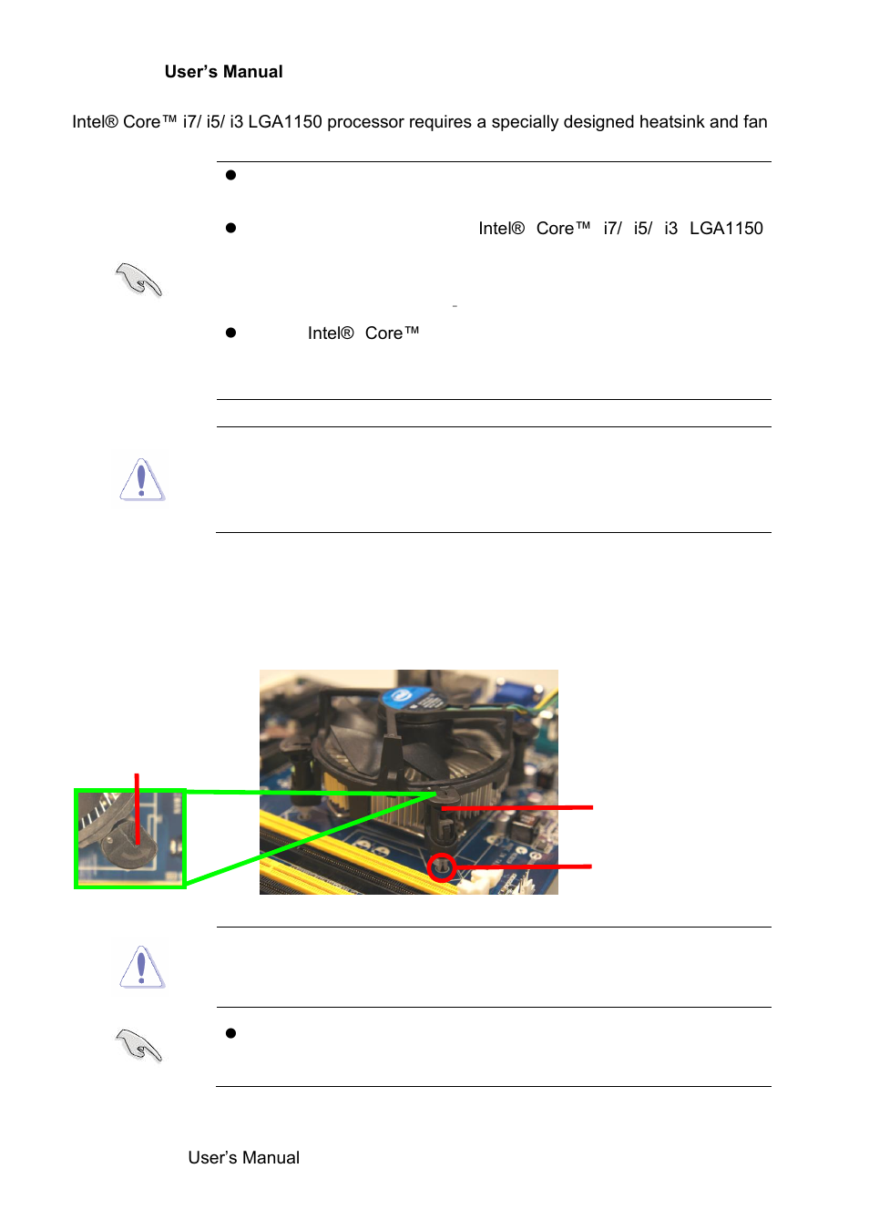 2 installing the cpu heatsink and fan | Avalue EAX-Q87R User Manual | Page 22 / 82