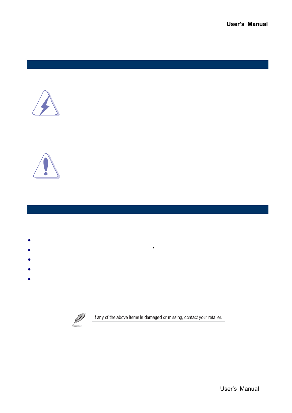 Getting started, Safety precautions, Packing list | Avalue EAX-Q77 User Manual | Page 7 / 80