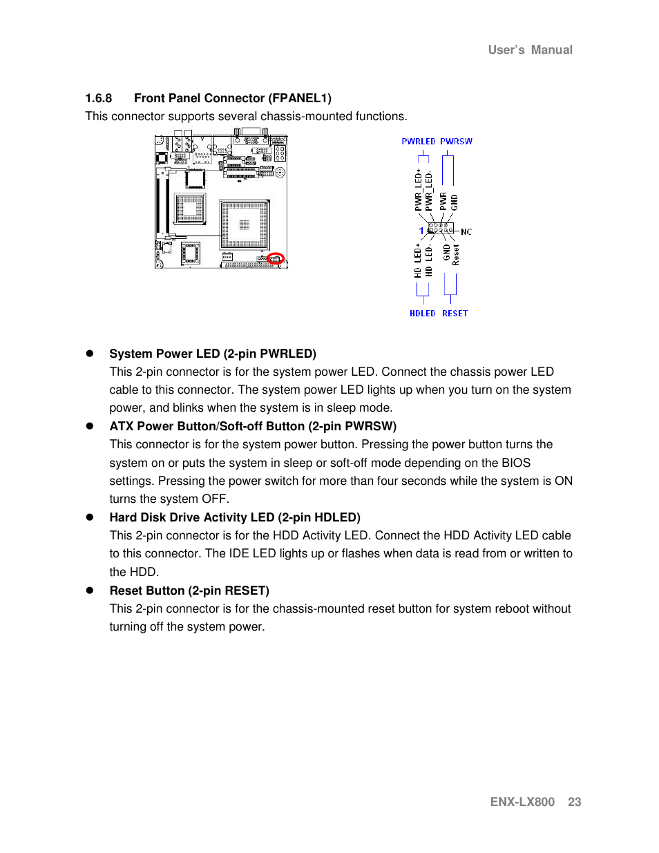 Avalue ENX-LX800 User Manual | Page 23 / 27