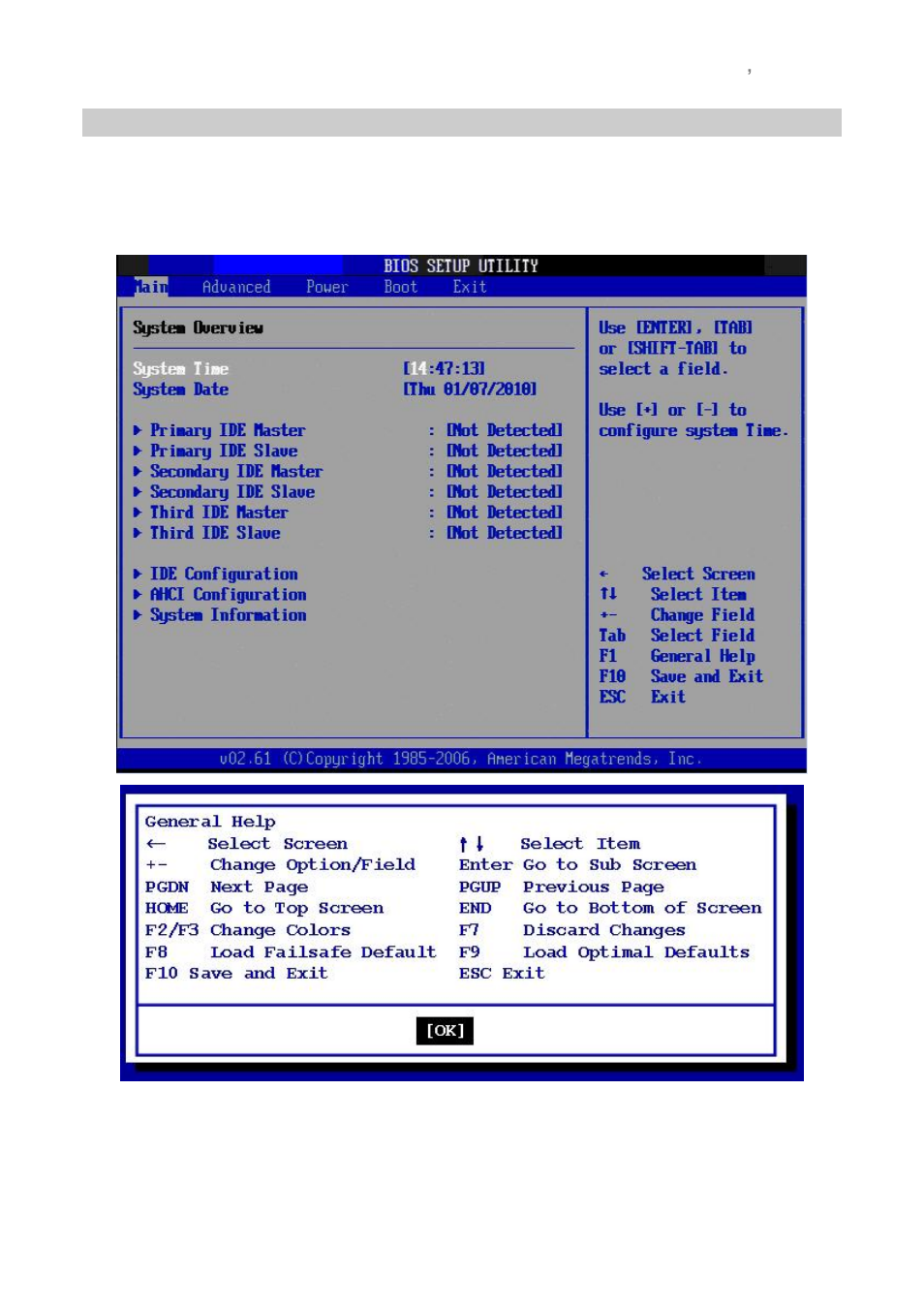 Bios menu screen | Avalue ENX-PNV User Manual | Page 31 / 58