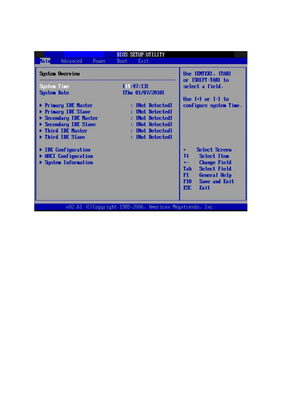 Main, System time, System date | Avalue ENX-PNV User Manual | Page 32 / 58