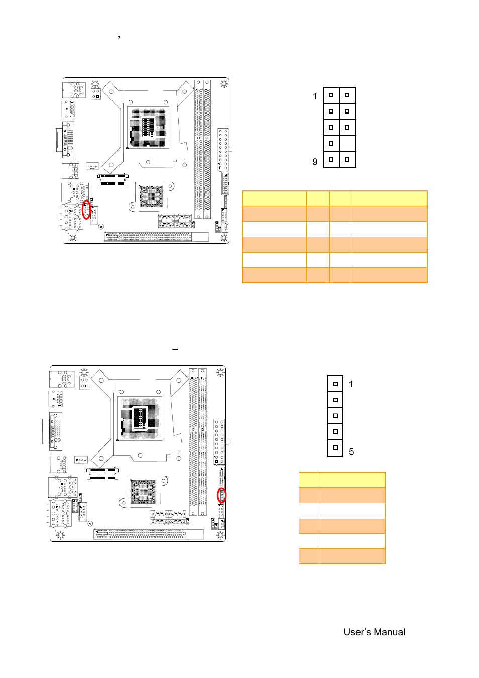 Front panel audio connection header (f_audio), Usb port headers, Usb2.0 (fusb7) | Avalue SEMX-H81 User Manual | Page 19 / 55