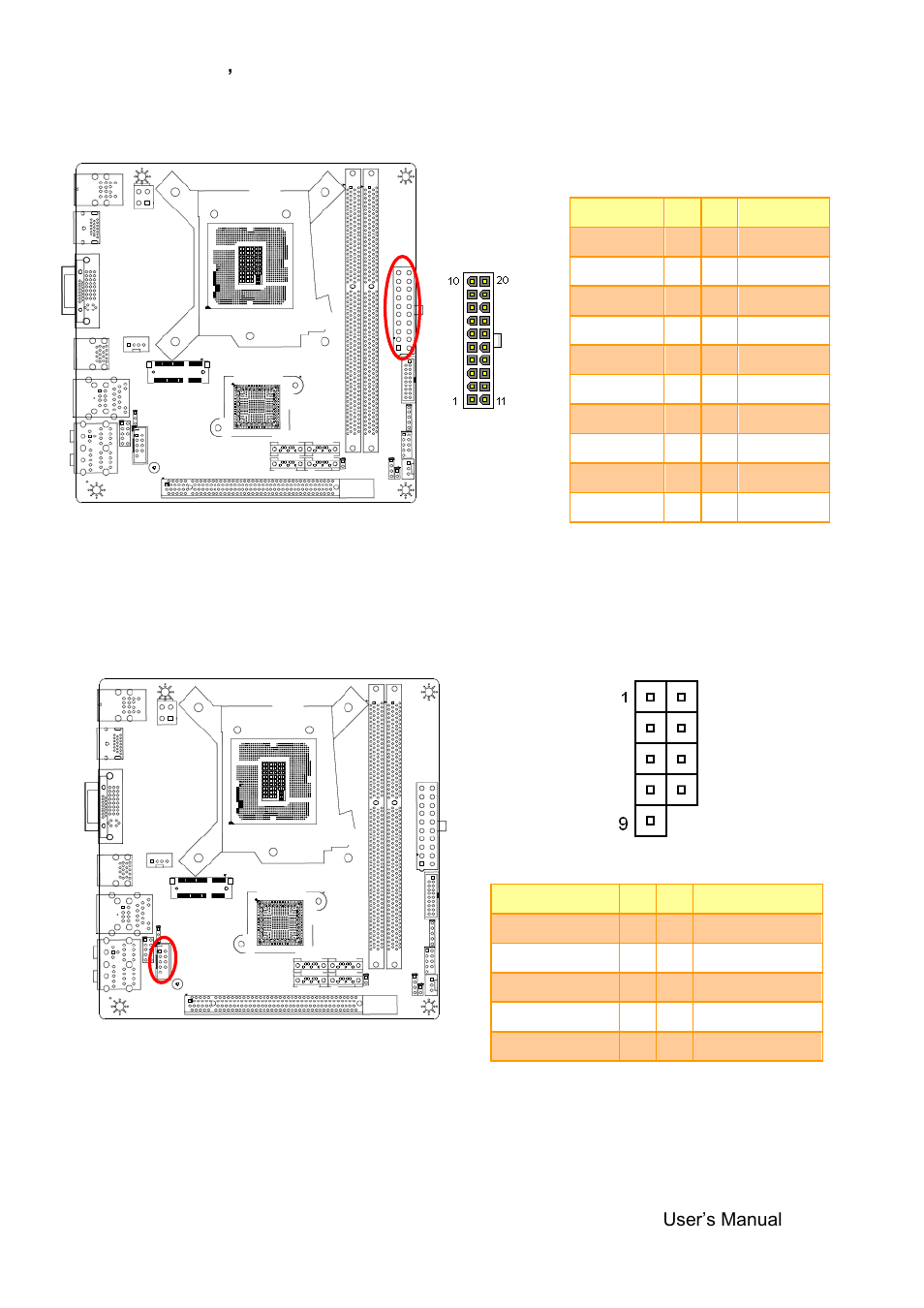 Atx power connector (atxpwr), Serial port connector (jcom) | Avalue SEMX-H81 User Manual | Page 21 / 55