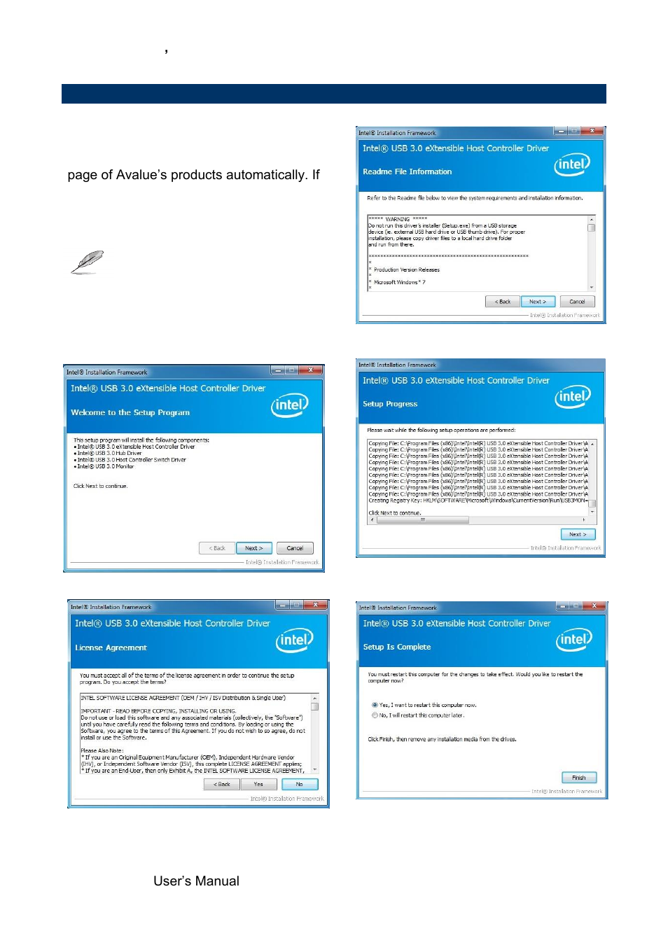 Install usb3.0 driver | Avalue SEMX-H81 User Manual | Page 52 / 55