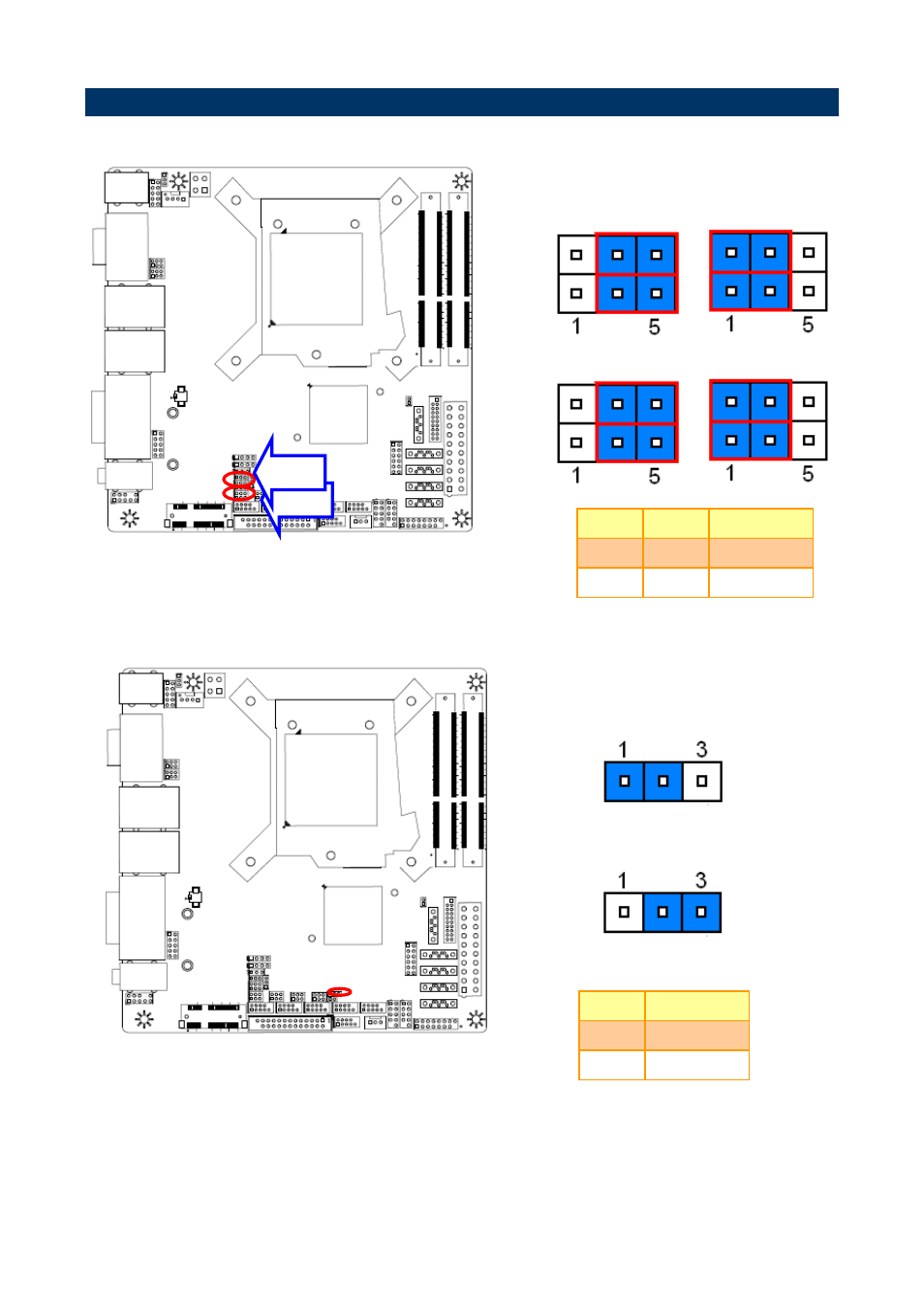 3 setting jumpers & connectors | Avalue EMX-B75 User Manual | Page 9 / 20