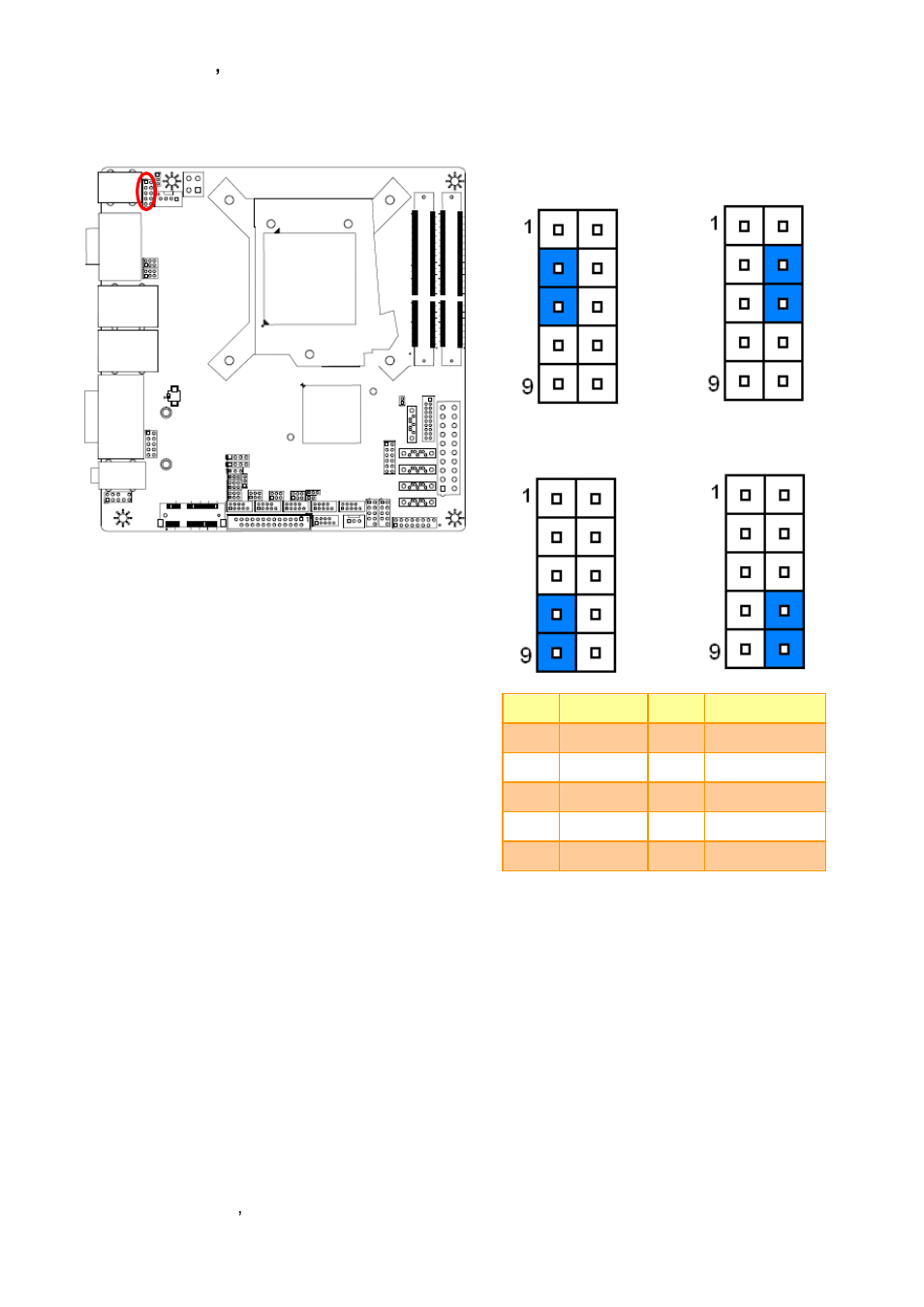 Ps/2 keyboard & mouse connector (jkb_ms) | Avalue EMX-B75 User Manual | Page 20 / 66