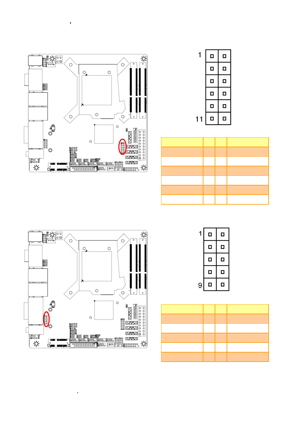 10 general purpose i/o (jgpio1), 11 vga connector (jvga1) | Avalue EMX-B75 User Manual | Page 22 / 66