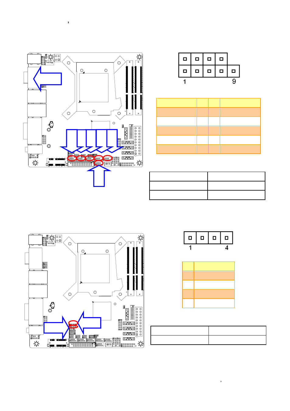 12 serial port 4~9 connector (com4~9), 13 serial port 2/10 connector (com2/10) | Avalue EMX-B75 User Manual | Page 23 / 66