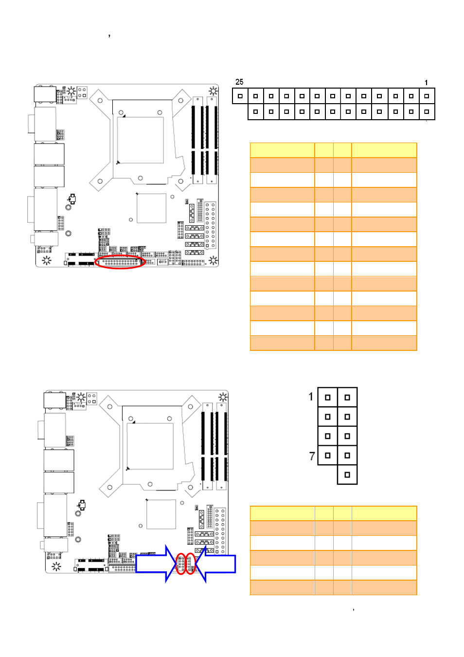 16 printer (jlpt), 17 usb connector 1/2 - usb2.0 (fusb1/2) | Avalue EMX-B75 User Manual | Page 25 / 66