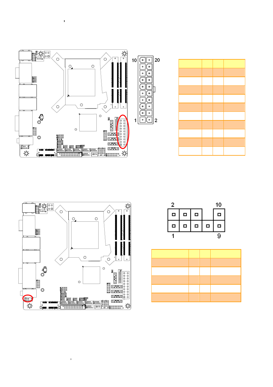 22 atx power input connector (atxpwr1), 23 front panel audio connection header (f_audio) | Avalue EMX-B75 User Manual | Page 28 / 66