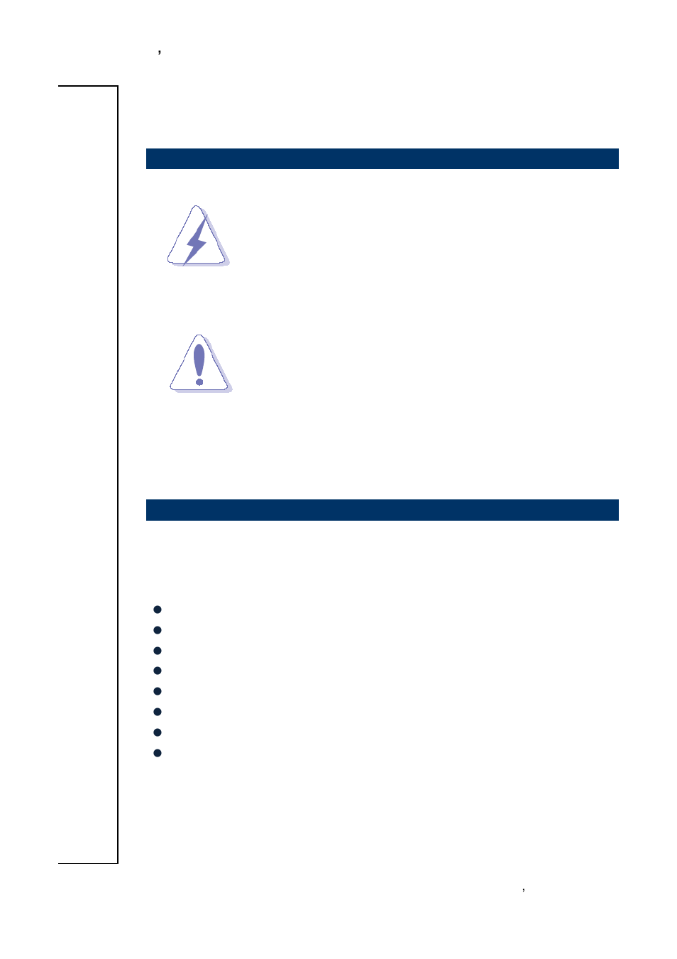 Getting started, 1 safety precautions, 2 packing list | Avalue EMX-B75 User Manual | Page 5 / 66
