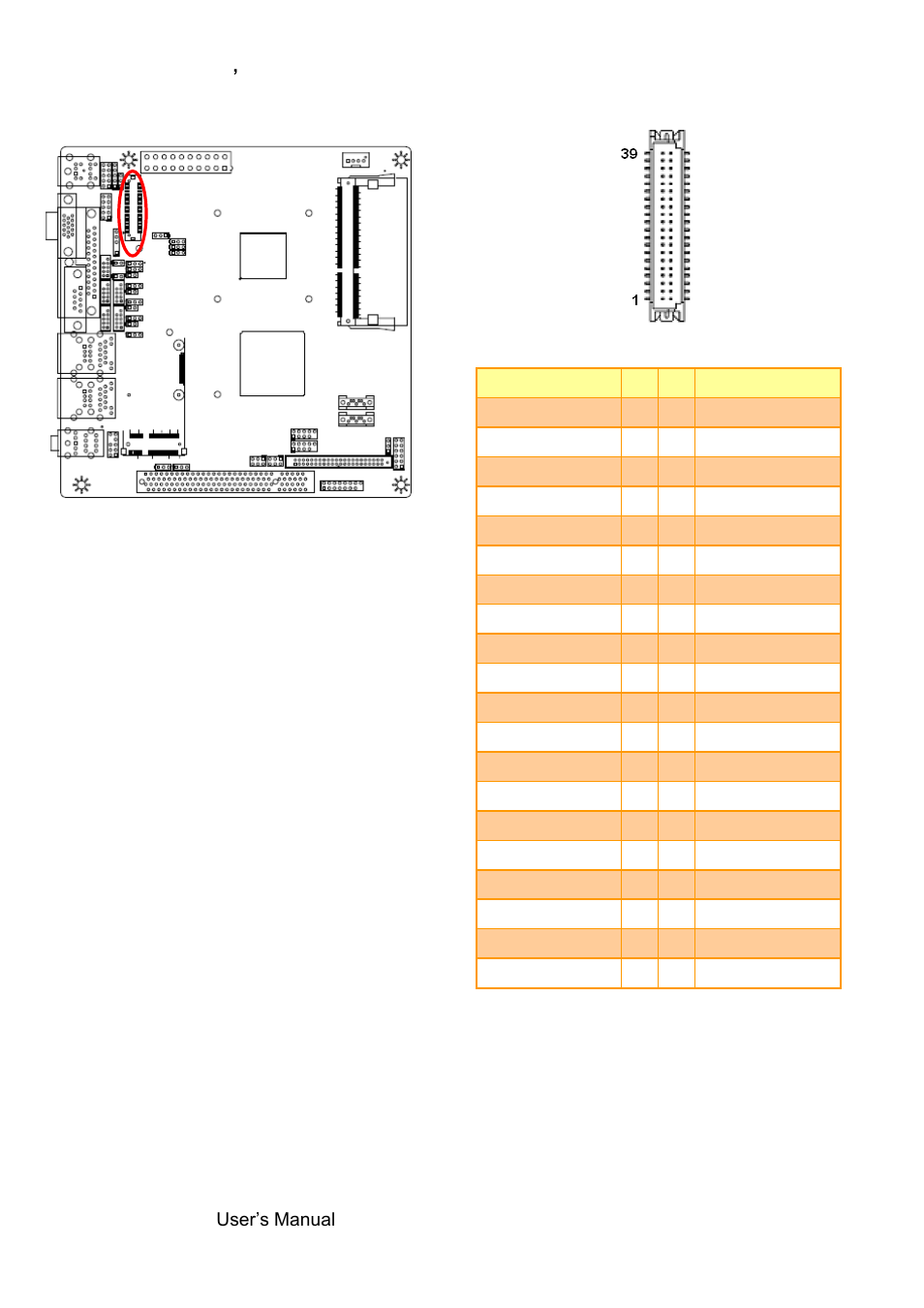 Lvds connector (lvds1) | Avalue EMX-PNVB User Manual | Page 22 / 61