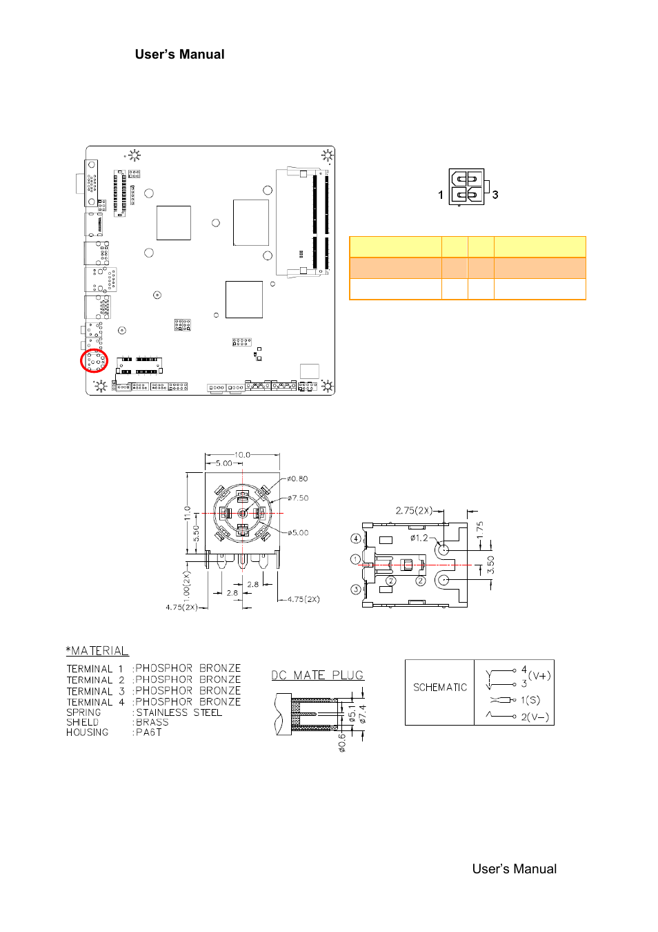 12 power connector (j1) | Avalue EMX-NM70 User Manual | Page 23 / 60