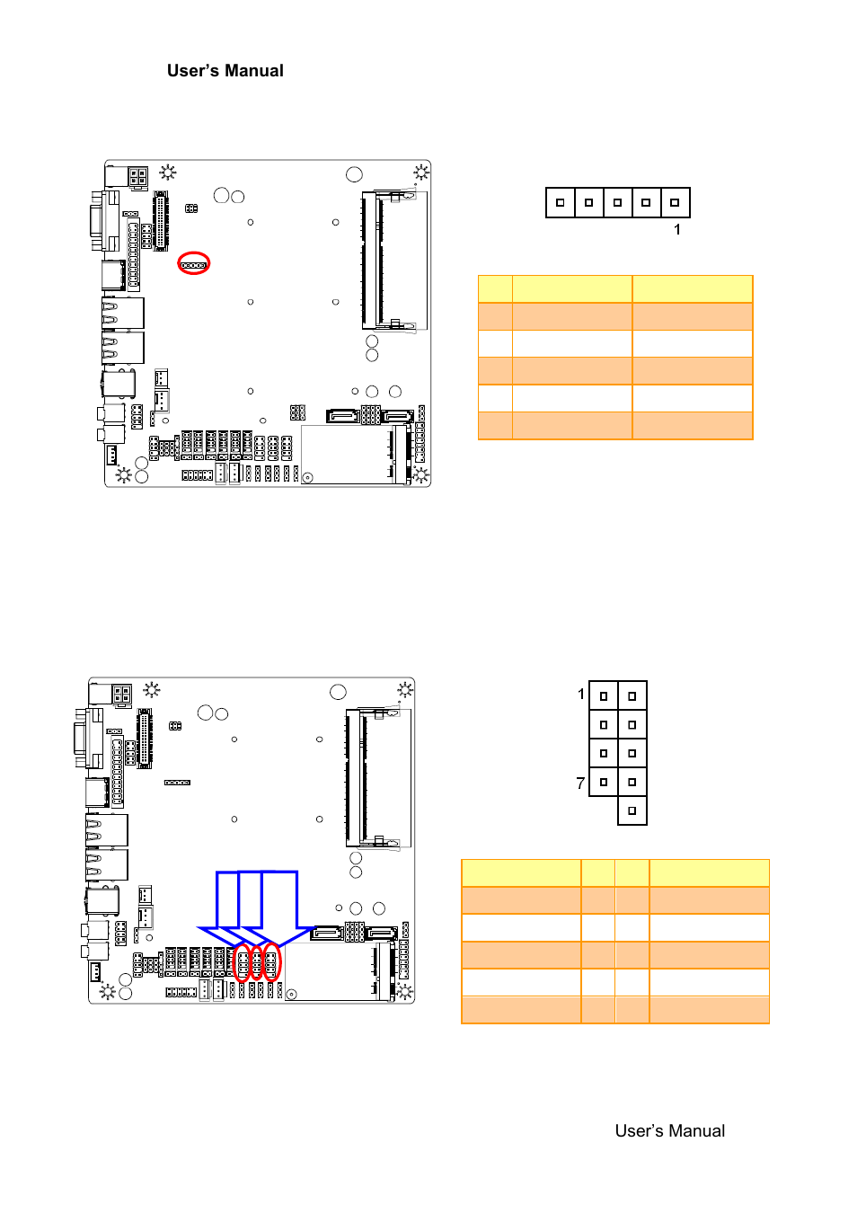 Inverter connector (jinvert1), Usb connector 1~3 - usb2.0 (fusb1~3) | Avalue EMX-CDD User Manual | Page 25 / 65