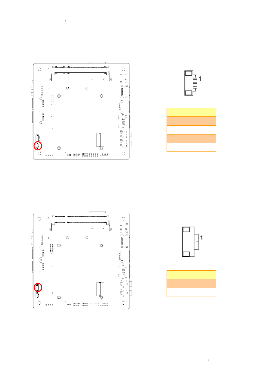 Usb connector (jusb1), Battery connector (bat1) | Avalue ENX-CDD User Manual | Page 23 / 54