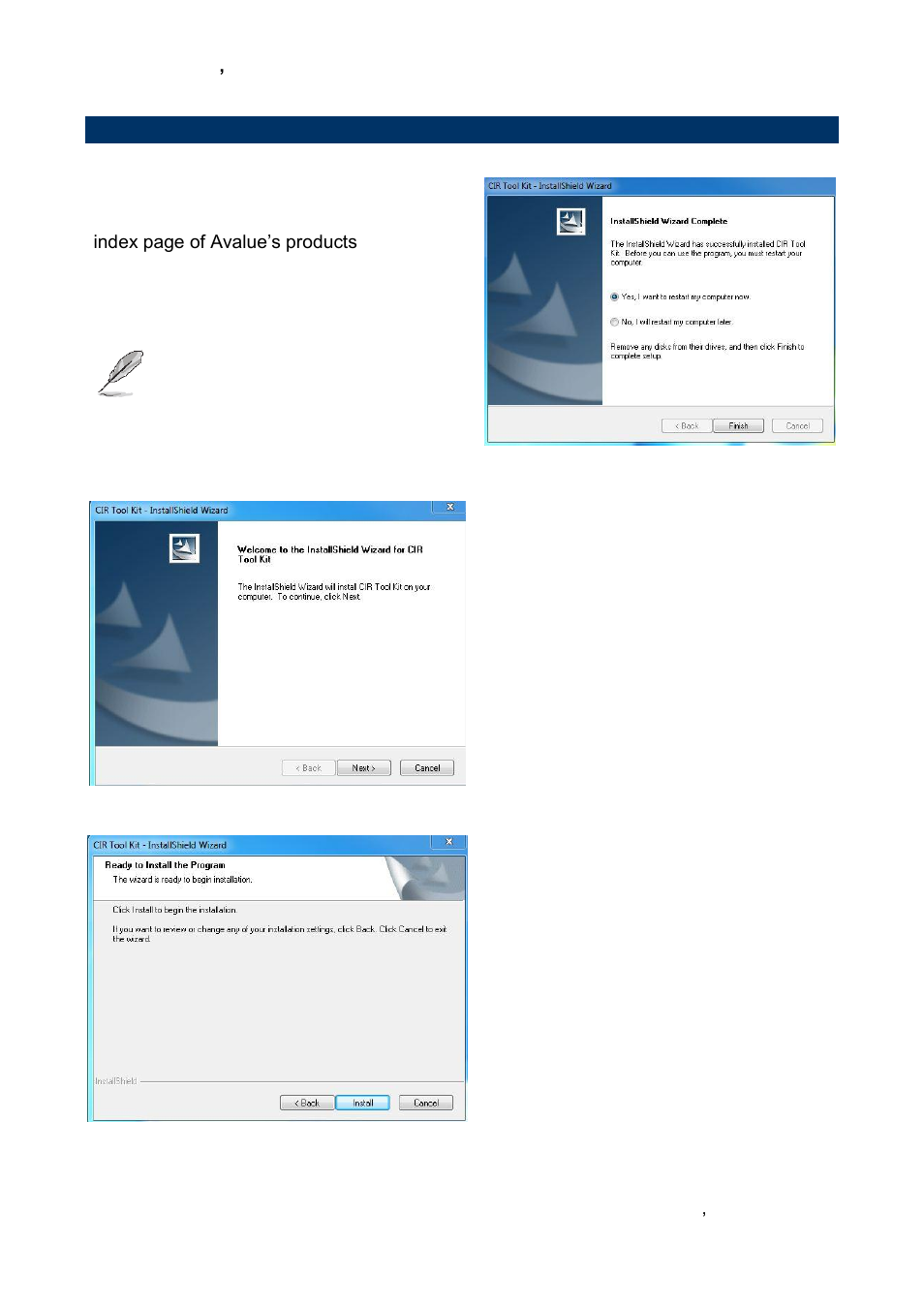 Install cir driver | Avalue ENX-CDD User Manual | Page 51 / 54