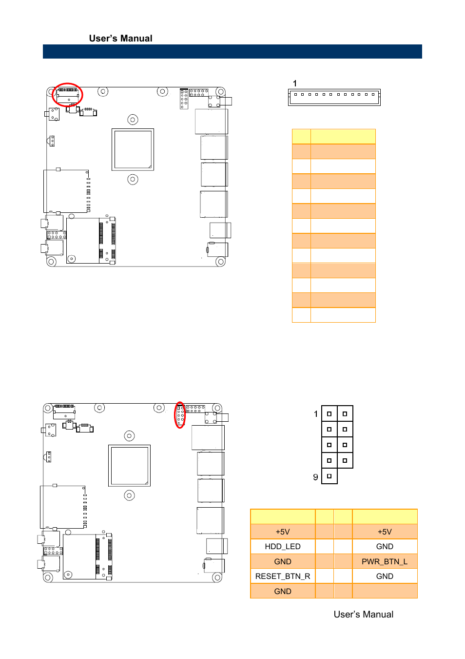 Setting jumpers & connectors, Serial port connector (jcom), Front panel connector (fpanel1) | 4 setting jumpers & connectors | Avalue SENX-KA User Manual | Page 17 / 42
