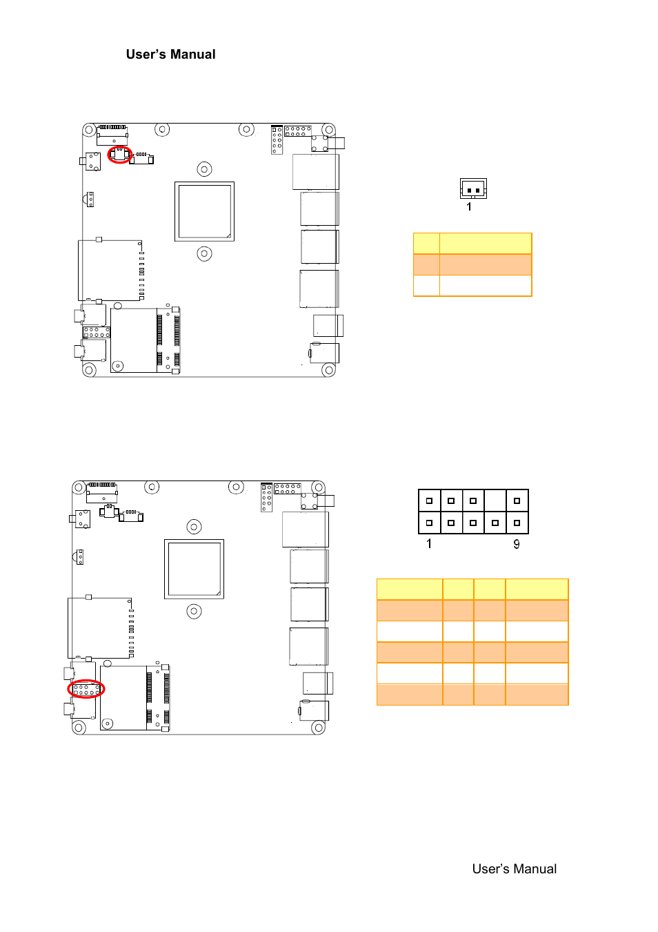 Battery connector (bat), Front panel audio connection header (f_audio) | Avalue SENX-KA User Manual | Page 19 / 42