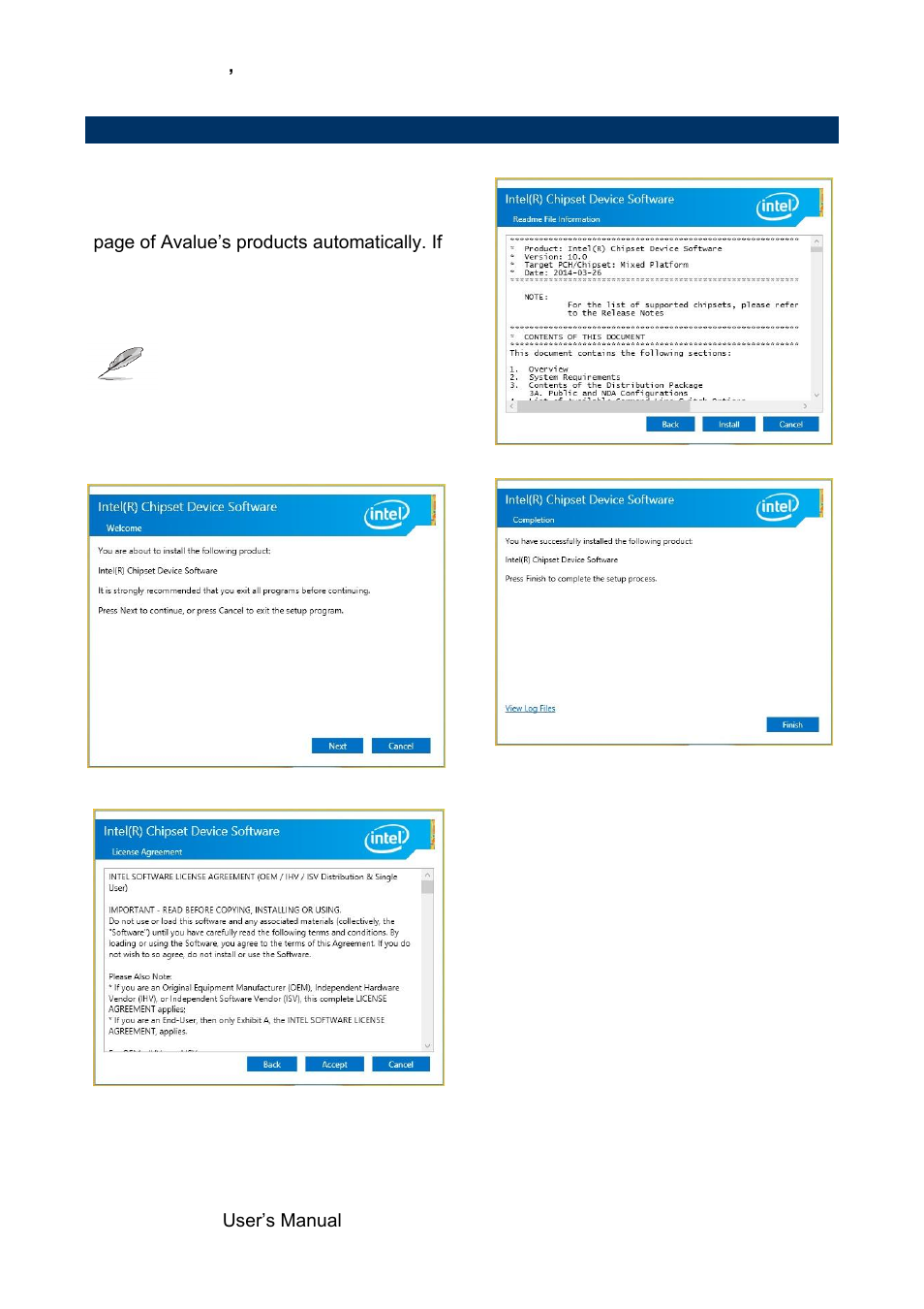 Install chipset driver | Avalue SENX-BYT User Manual | Page 110 / 118