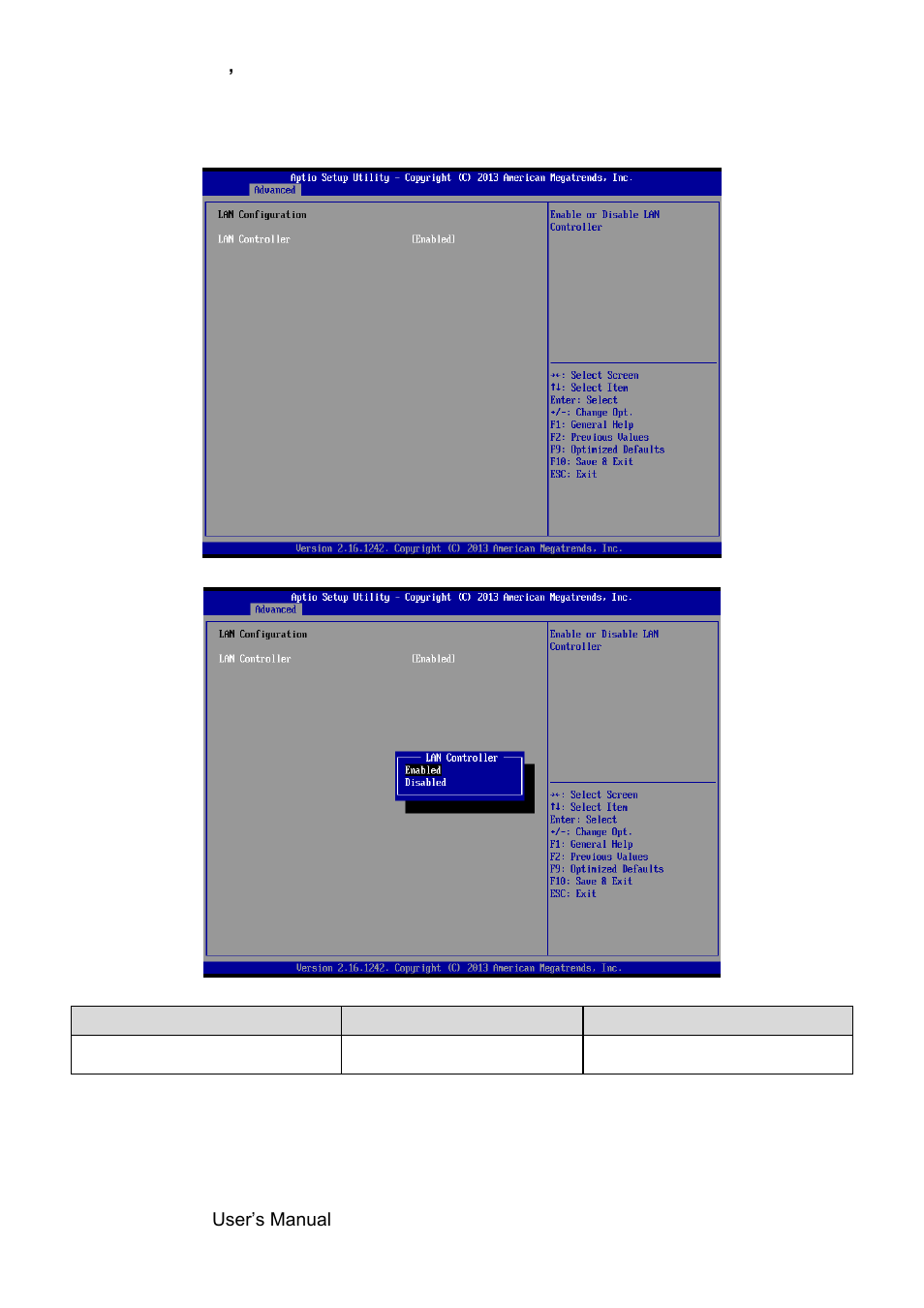 Lan configuration | Avalue SENX-BYT User Manual | Page 40 / 118