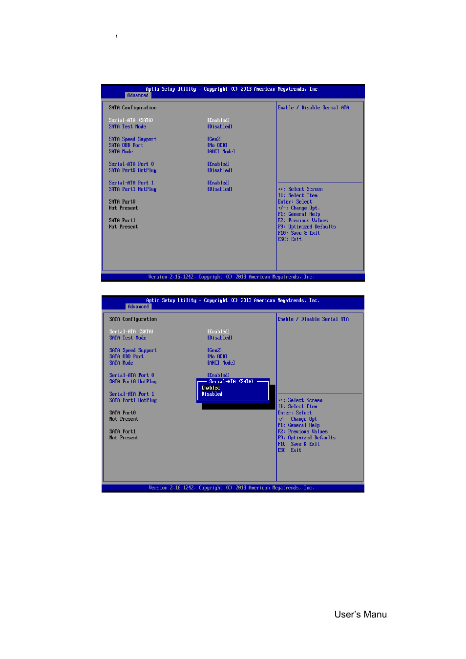 Sata configuration | Avalue SENX-BYT User Manual | Page 51 / 118