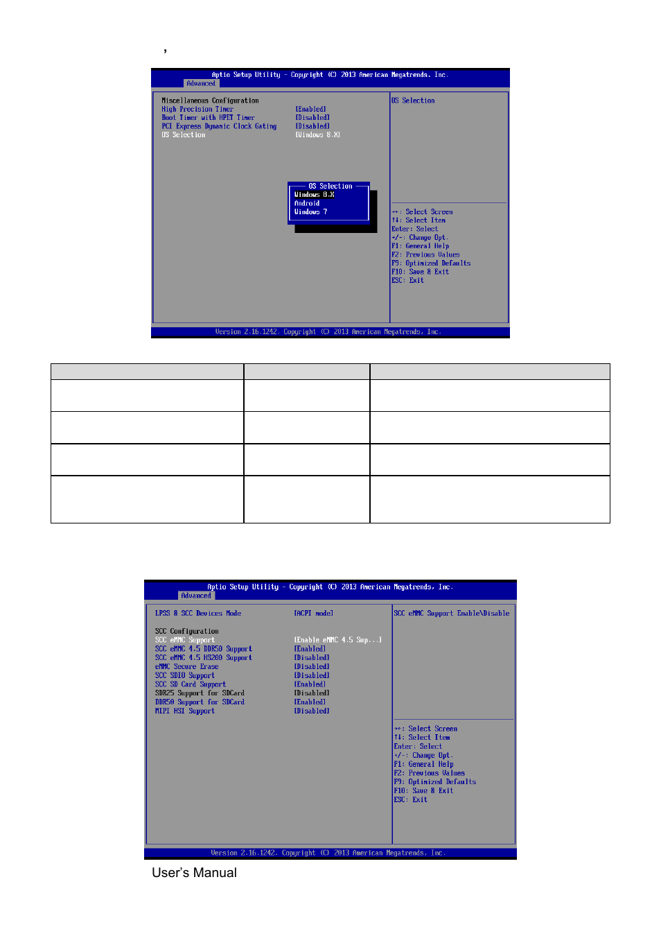 Lpss & scc configuration | Avalue SENX-BYT User Manual | Page 58 / 118