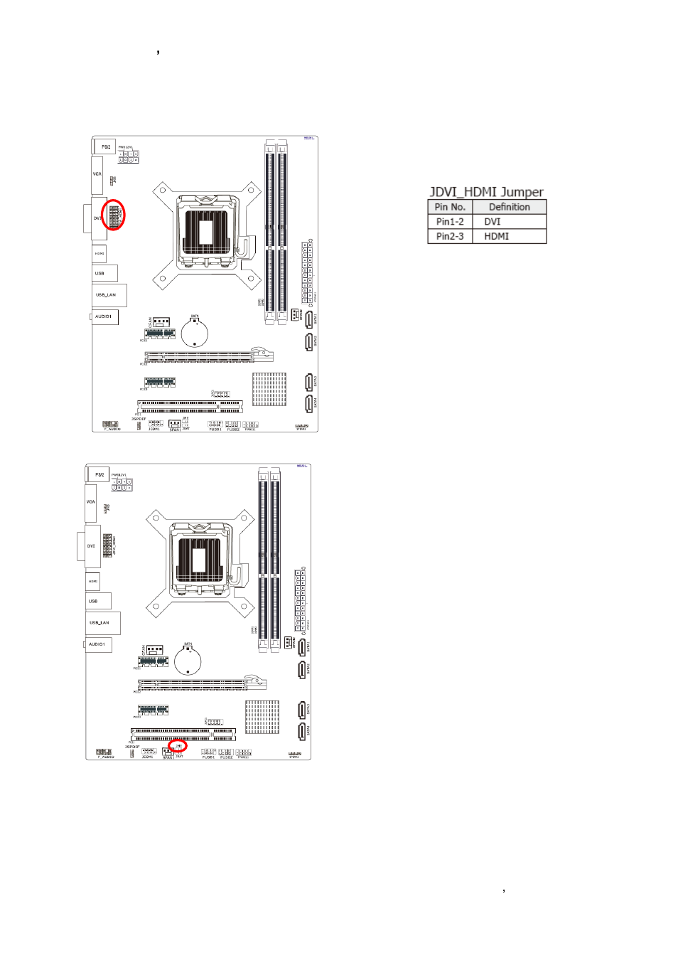 Jdvi_hdmi and jme connectors (jdvi_hdmi / jme) | Avalue ERX-H61 User Manual | Page 11 / 39