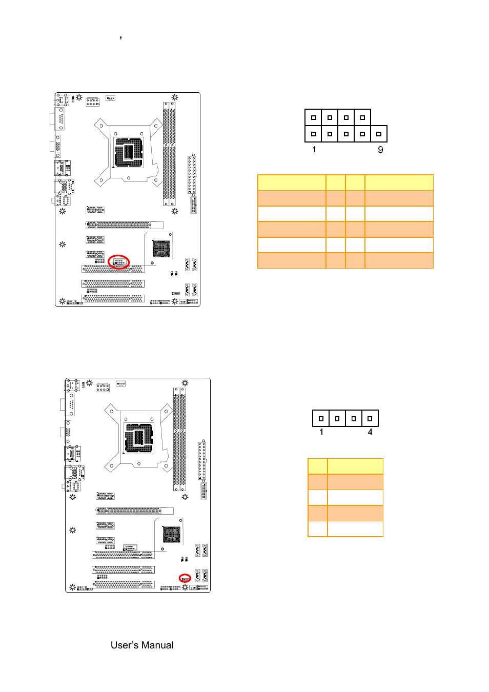 Serial port connector (jcom), Speaker connector (speak) | Avalue SEAX-H81 User Manual | Page 22 / 60