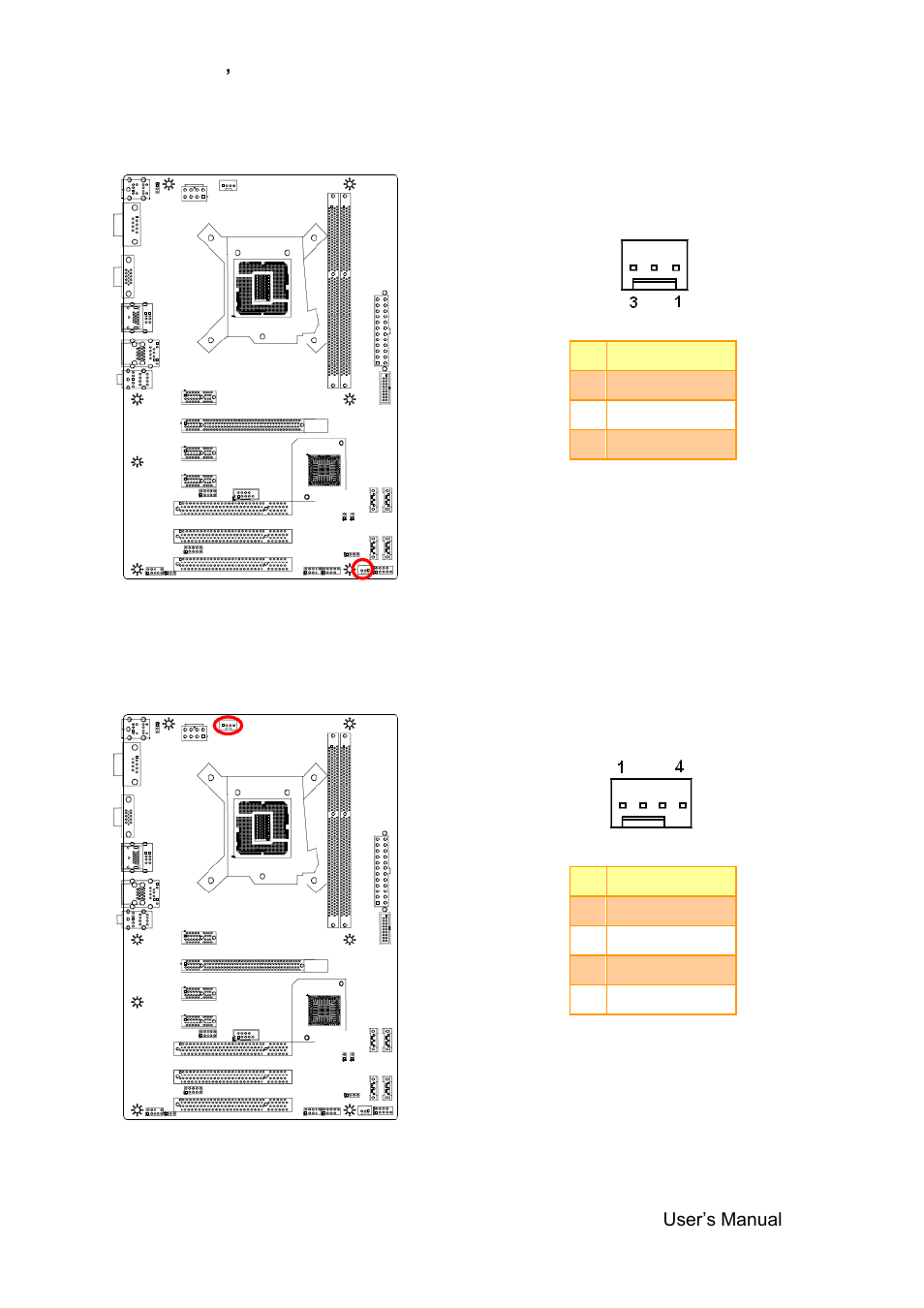 System fan connector (sfan1), Cpu fan connector (cfan1) | Avalue SEAX-H81 User Manual | Page 23 / 60