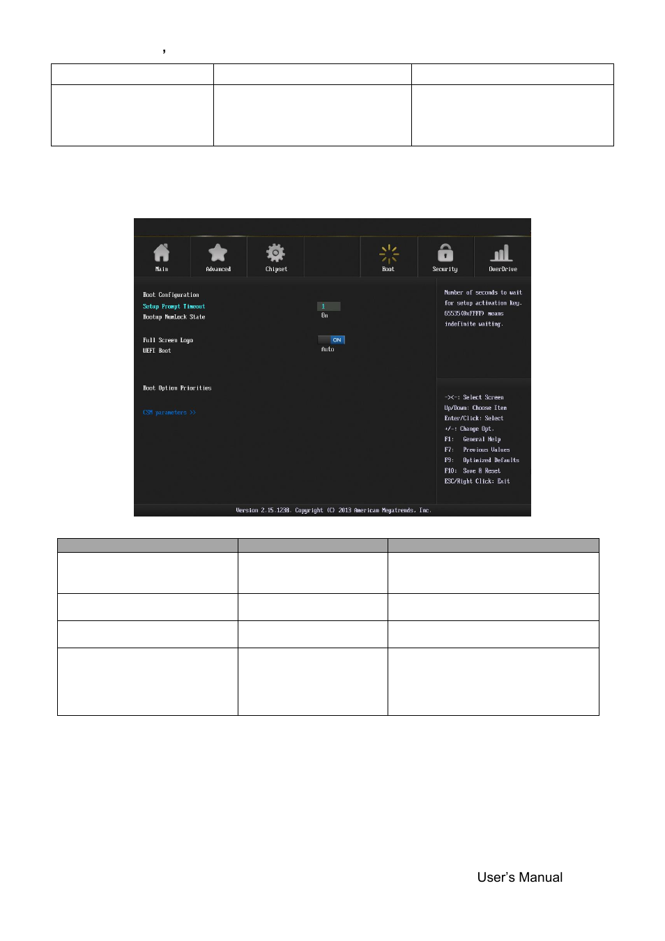 Boot settings | Avalue SEAX-H81 User Manual | Page 45 / 60