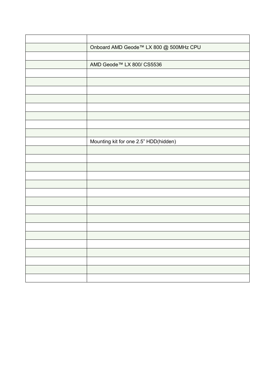 Avalue EPC-A50M-56N User Manual | Page 5 / 16
