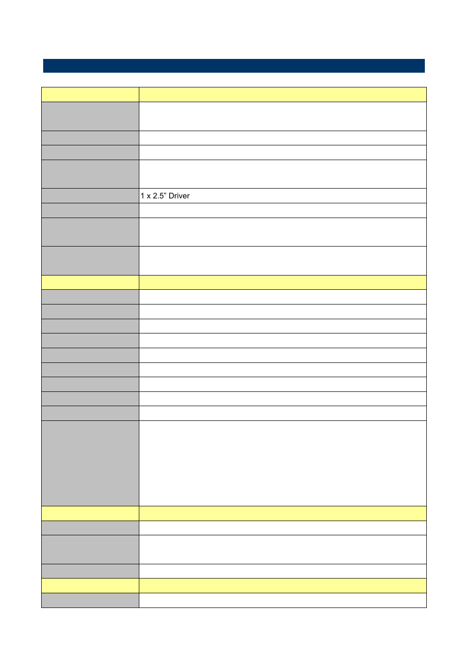 System specifications, 3 system specifications | Avalue SEPC-KA User Manual | Page 6 / 14