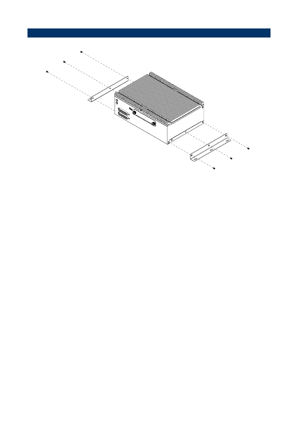 Installing mounting brackets (ers-byte) | Avalue ERS-BYTE-10COM User Manual | Page 29 / 30