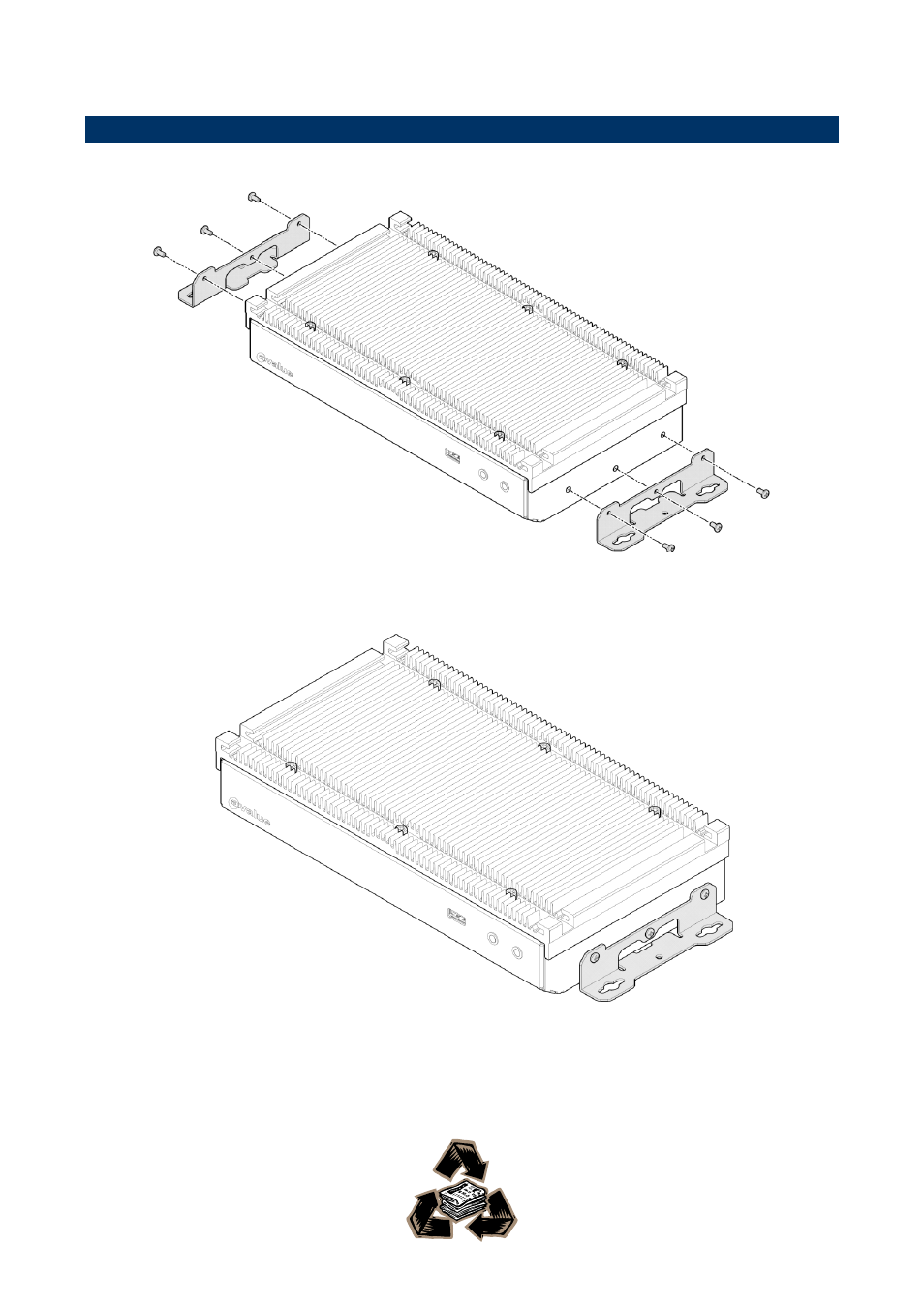 4 installing mounting bracket (optional) | Avalue ERS-A50M User Manual | Page 12 / 12