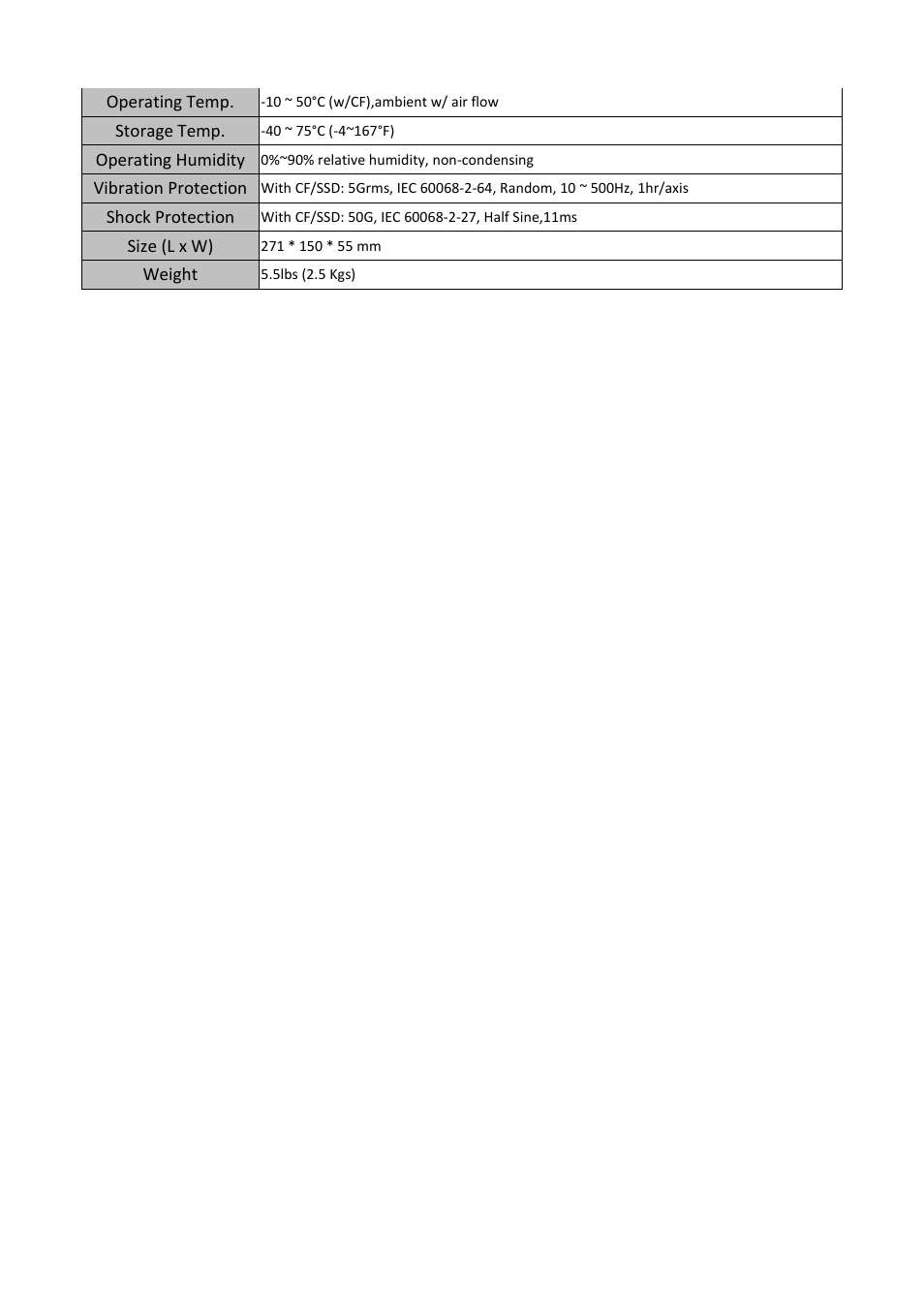 Avalue ERS-A50M User Manual | Page 6 / 12