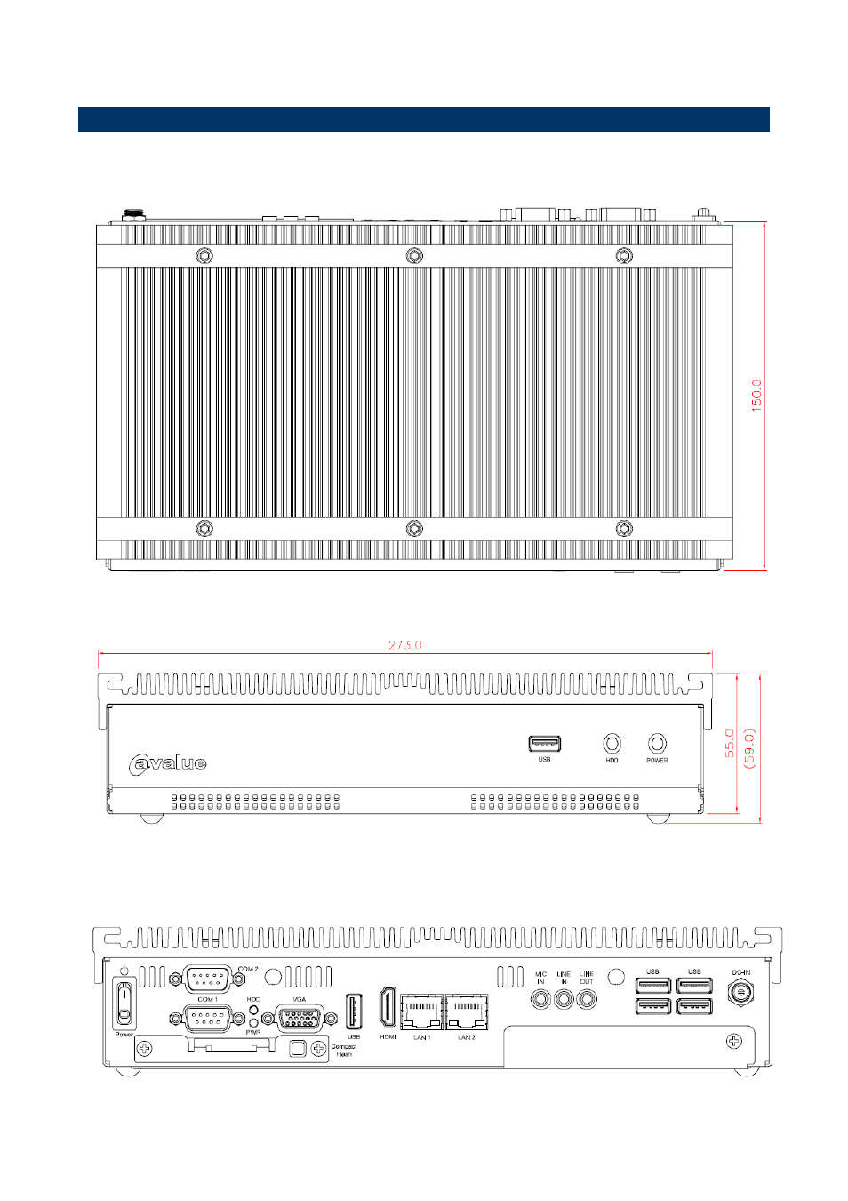 Avalue ERS-A50M User Manual | Page 7 / 12