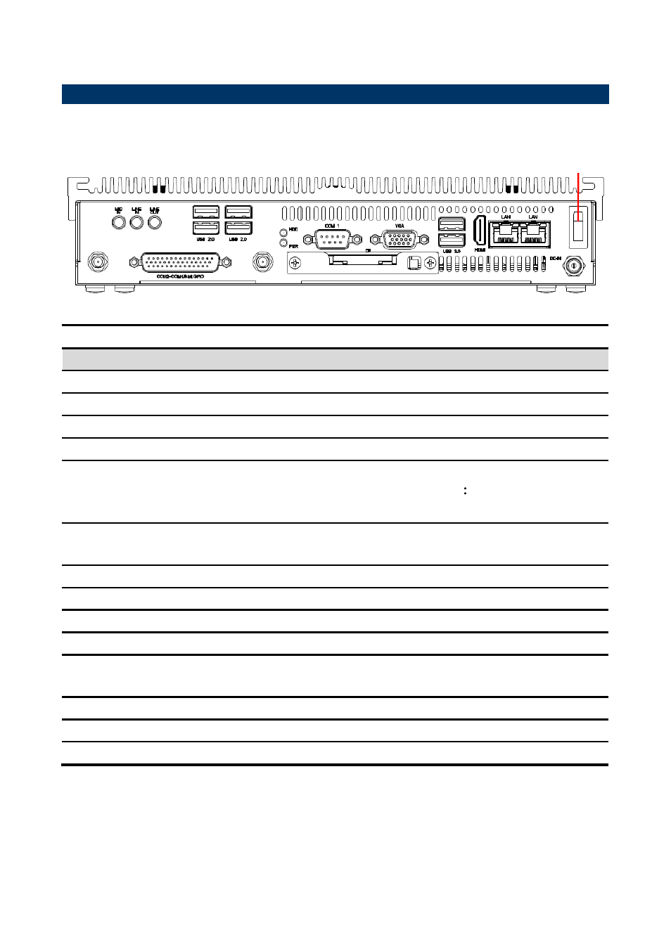 System overview, Rear view | Avalue ERS-BYT User Manual | Page 7 / 14