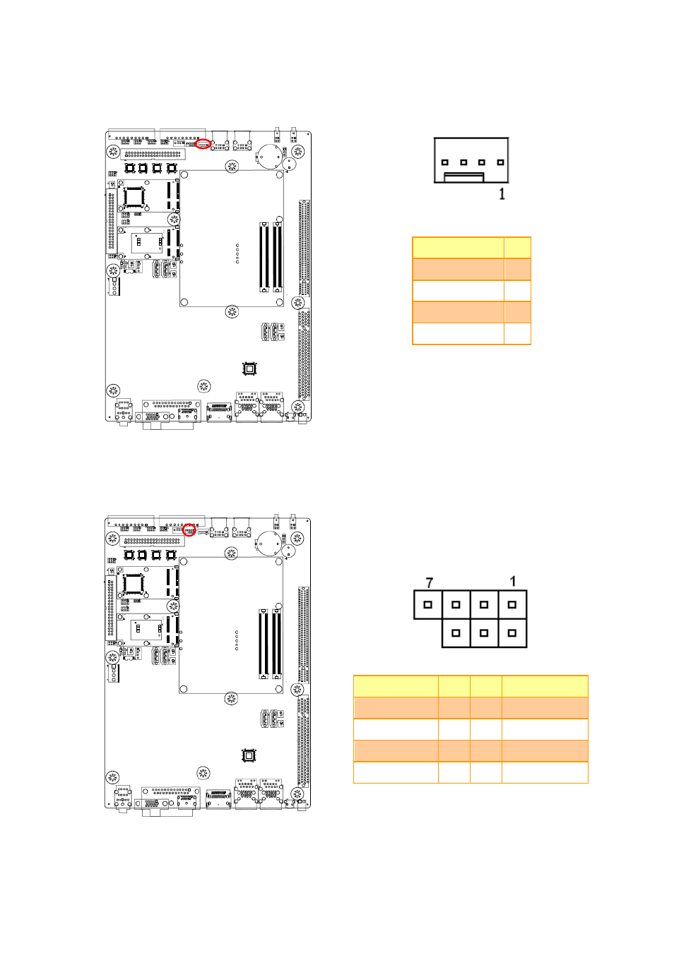 Usb connector (usb6), Ps/2 keyboard & mouse connector (kb/ms1) | Avalue EPS-QM87 User Manual | Page 28 / 35