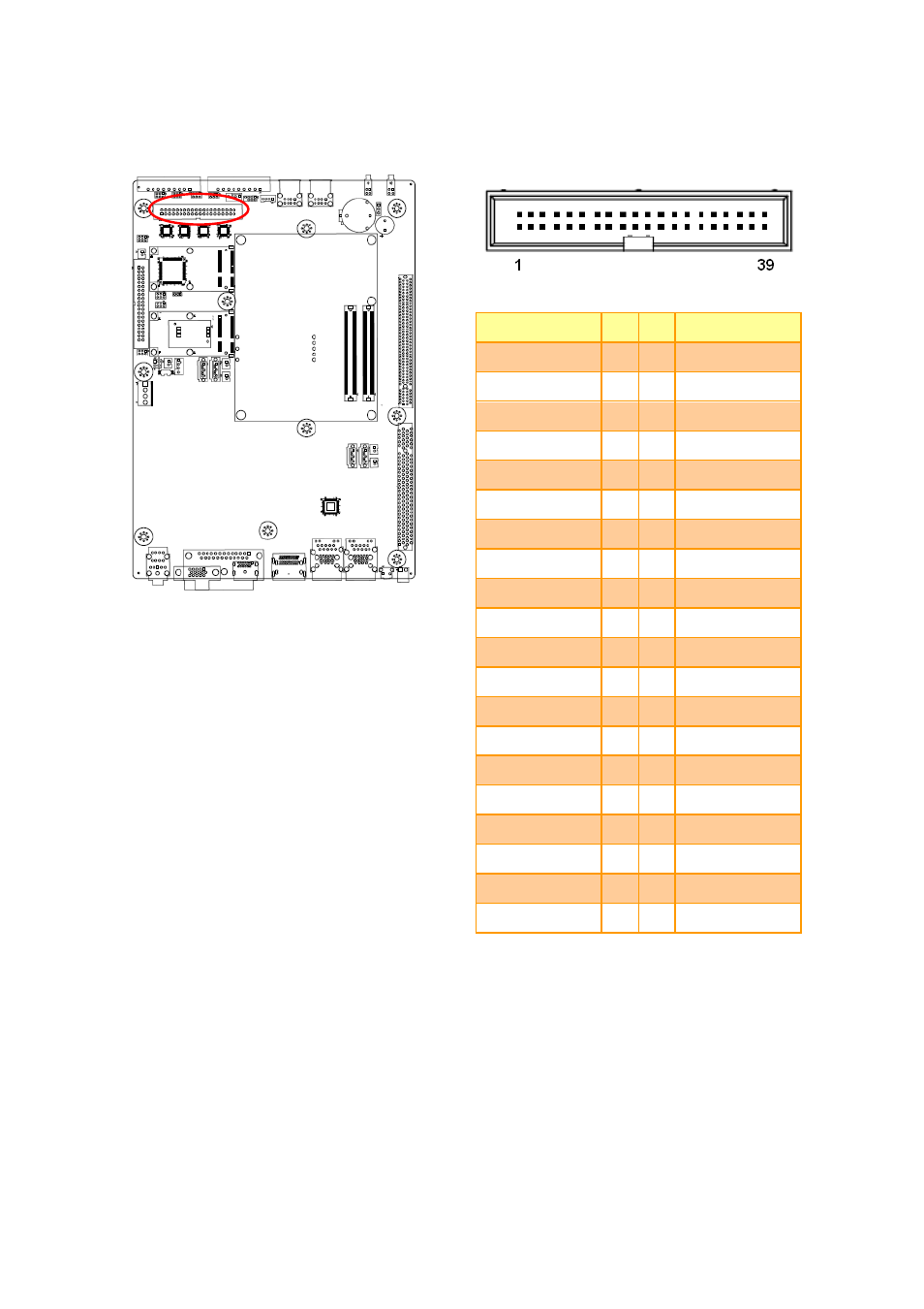 Serial port 5-8 connector (com5-8) | Avalue EPS-QM87 User Manual | Page 31 / 35
